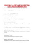 BICSI INSTALLER 1 QUESTIONS WITH CORRECT ANSWERS 2026