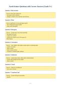 Earth Science Questions with Correct Answers &lpar;Grade A&plus;&rpar;