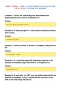 MGMT 311 EXAM 3 - COMPLETE QUESTIONS AND DETAILED SOLUTIONS&NewLine;LATEST UPDATE THIS YEAR JUST RELEASED