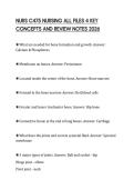 NURS C475 NURSING ALL FILES 4 KEY&NewLine;CONCEPTS AND REVIEW NOTES 2026