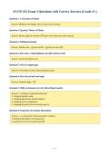 ECON 252 Exam 3 Questions with Correct Answers &lpar;Grade A&plus;&rpar;