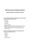 IFSAC Fire Instructor II Certification Exam Questions and Answers&vert; Latest Update&NewLine;