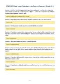 EMS 1055 final exam Questions with Correct Answers &lpar;Grade A&plus;&rpar;