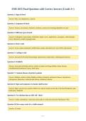 Package Deal-&semi;&semi;EMS 1055 Exams with CORRECT Answers 