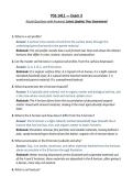 PSS 1411 Exam 3 Actual Questions with Answers&vert; Latest Update