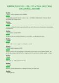 CH 13 HCPCS LEVEL 2 UPDATED ACTUAL QUESTIONS&NewLine;AND CORRECT ANSWERS