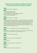 CHMN 201 EXAM 3 LIBERTY UNIVERSITY UPDATED&NewLine;ACTUAL QUESTIONS AND CORRECT ANSWERS