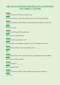 DHN 101 EXAM REVIEW UPDATED ACTUAL QUESTIONS&NewLine;AND CORRECT ANSWERS