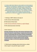 NC FUNERAL DIRECTOR PATHOLOGY &vert; FSE 210 MORTUARY SCIENCE DISEASE &NewLine;TERMINOLOGY & PATHOLOGICAL CONDITION EXAM ACTUAL 2026&sol;2027 HIGH &NewLine;YIELD PRACTICE QUESTIONS AND STUDY GUIDE ACCURATE EXAM &NewLine;COMPLETE REAL QUESTIONS AND CORRECT VERIFIED ANSWERS WITH &NewLine;DETAI