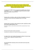 CERTIFIED SOLIDE WASTE EXAM&colon; SOLID WASTE DISPOSAL FACILITY OPERATOR STUDY GUIDE FOR SITE OPERATOR CERTIFICATION&NewLine;