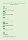 HHP&colon;1300- EXAM 3 UPDATED ACTUAL QUESTIONS AND&NewLine;CORRECT ANSWERS