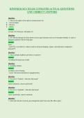 KINESIOLOGY EXAM 2 UPDATED ACTUAL QUESTIONS&NewLine;AND CORRECT ANSWERS