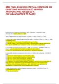 QME FINAL EXAM 2026 &vert;ACTUAL COMPLETE 300 QUESTIONS WITH DETAILED VERIFIED ANSWERS &vert;PRE-ASSESSED A&plus;&NewLine;&vert;100&percnt;GUARANTEED TO PASS&excl;&excl;