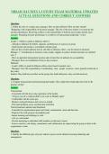 NRSAD 114 UNITS 1-3 STUDY EXAM MATERIAL UPDATED&NewLine;ACTUAL QUESTIONS AND CORRECT ANSWERS