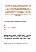 WIZZ AIR TCDT LATEST EXAM ACTUAL 2026&sol;2027 TEST &NewLine;BANK & HIGH YIELD PRACTICE QUESTIONS ACCURATE &NewLine;EXAM COMPLETE REAL QUESTIONS WITH WELL &NewLine;ELABORATED ANSWERS AND DETAILED RATIONALES &NewLine;&lpar;100&percnt; RELIABLE ANSWERS&rpar; CURRENTLY UPDATED &NewLine;VERSION 2026 EDITION &vert;GUARA