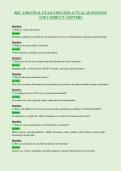 REC 2100 FINAL EXAM UPDATED ACTUAL QUESTIONS&NewLine;AND CORRECT ANSWERS