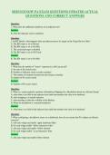 SERVICENOW PA EXAM QUESTIONS UPDATED ACTUAL&NewLine;QUESTIONS AND CORRECT ANSWERS