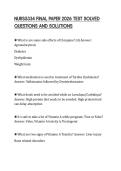 NURS5334 FINAL PAPER 2026 TEST SOLVED&NewLine;QUESTIONS AND SOLUTIONS