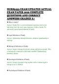 NURS5433 EXAM UPDATED ACTUAL&NewLine;EXAM PAPER 2026 COMPLETE&NewLine;QUESTIONS AND CORRECT&NewLine;ANSWERS GRADED A&plus;&NewLine;