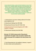 MASSACHUSETTS FIRE ALARM SYSTEM TECHNICIAN EXAM TEST &NewLine;BANK ACTUAL 2026&sol;2027 HIGH YIELD PRACTICE QUESTIONS AND &NewLine;STUDY GUIDE ACCURATE EXAM COMPLETE REAL QUESTIONS &NewLine;AND CORRECT VERIFIED ANSWERS WITH DETAILED RATIONALES &NewLine;&lpar;RELIABLE SOLUTIONS&rpar; CURRENTLY UPD