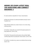 ARDMS SPI EXAM LATEST REAL 150 QUESTIONS AND CORRECT ANSWERS 3&period;pdf&NewLine;&NewLine;