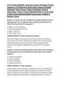 ATLS Practice 2026&sol;2027 &vert; Advanced Trauma Life Support Practice Questions&comma; ATLS Exam Prep&comma; Study Guide&comma; Answers & Detailed Rationales&comma; Primary Survey&comma; Airway & Ventilation&comma; Shock & Hemorrhage&comma; Thoracic Trauma&comma; Abdominal & Pelvic Trauma&comma; Head & Spine Traum