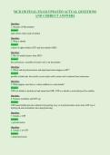 MCB 150 FINAL EXAM UPDATED ACTUAL QUESTIONS&NewLine;AND CORRECT ANSWERS