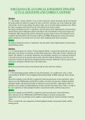 N301 EXAM 4 CH&period; 14 CLINICAL JUDGEMENT UPDATED&NewLine;ACTUAL QUESTIONS AND CORRECT ANSWERS