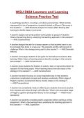 WGU D664 Learners and Learning Science Practice Test &vert; 100&percnt; Verified&vert; 2026