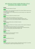 RST 230 EXAM 1 STUDY GUIDE UPDATED ACTUAL&NewLine;QUESTIONS AND CORRECT ANSWERS