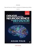 TEST BANK Drugs and the Neuroscience of Behavior&colon; An Introduction to Psychopharmacology &lpar;4TH ED&rpar; Adam Prus &vert;ISBN 978-1071923122