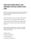 NURSE PRACTITIONERS PRIMARY CARE I&NewLine;ASSESSMENT FOUR 2026 COMPLETE STUDY&NewLine;GUIDE&NewLine;