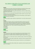 WGU D692 PA UPDATED ACTUAL QUESTIONS AND&NewLine;CORRECT ANSWERS