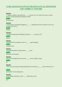 AVMG 1010 EXAM 2 PUCK UPDATED ACTUAL QUESTIONS&NewLine;AND CORRECT ANSWERS