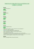 DMSO EXAM 2 UPDATED ACTUAL QUESTIONS AND&NewLine;CORRECT ANSWERS
