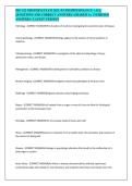 BIO 322 MIDTERM EXAM 2025 &lpar;PATHOPHYSIOLOGY&rpar; &vert; ALL QUESTIONS AND CORRECT ANSWERS &vert; GRADED A&plus; &vert; VERIFIED ANSWERS &vert; LATEST VERSION&NewLine;