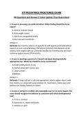 ATI PEDIATRICS PROCTORED EXAM RN Questions and Answers&vert; Latest Update&vert; Pass Guaranteed