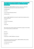 BIO 322 FINAL EXAM 2025 &lpar;PATHOPHYSIOLOGY&rpar; &vert; ALL QUESTIONS AND CORRECT ANSWERS &vert; GRADED A&plus; &vert; VERIFIED ANSWERS &vert; NEWEST EXAM&NewLine;