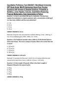 Quantitative Proficiency Test 2026&sol;2027 &vert; WorldQuant University QPT Study Guide&comma; MScFE Admissions Exam Prep&comma; Practice Questions with Answers & Detailed Solutions&comma; Probability & Statistics&comma; Linear Algebra&comma; Calculus&comma; Quantitative Reasoning&comma; Financial Mathem