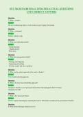 SUU MGMT 6100 FINAL UPDATED ACTUAL QUESTIONS&NewLine;AND CORRECT ANSWERS