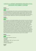 ACSM CH&period; 12&colon; FITNESS ASSESSMENTS UPDATED ACTUAL&NewLine;QUESTIONS AND CORRECT ANSWERS