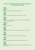 AP LIT EXAM REVIEW UPDATED ACTUAL QUESTIONS&NewLine;AND CORRECT ANSWERS