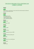 CPE EXAM 3 UPDATED ACTUAL QUESTIONS AND&NewLine;CORRECT ANSWERS