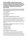 SAR Tech III 2026&sol;2027 &vert; SARTECH III Search and Rescue Technician Certification Exam Study Guide&comma; Practice Questions with Answers & Rationales&comma; Lost Person Behavior&comma; Search Tactics&comma; Clue Awareness&comma; Land Navigation&comma; Incident Command System&comma; Search Operatio