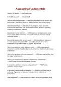 Accounting Fundamentals Questions and Answers&vert; 100&percnt; Verified&vert; 2026