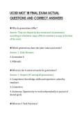 UCSD MGT 18 FINAL EXAM ACTUAL&NewLine;QUESTIONS AND CORRECT ANSWERS