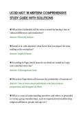 UCSD MGT 18 MIDTERM COMPREHENSIVE&NewLine;STUDY GUIDE WITH SOLUTIONS&NewLine;
