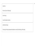 Anatomy Unit 1 Test Review & Study Guide 2026&sol;2027