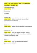 HAP 750 Mid-Term Exam Questions & Answers &lpar;Grade A&plus;&rpar;&period;docx&NewLine;&NewLine;