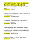 HIM 1000 Fill In The Blank CH 3-5 Exam Questions & Answers &lpar;Grade A&plus;&rpar;&period;docx&NewLine;&NewLine;